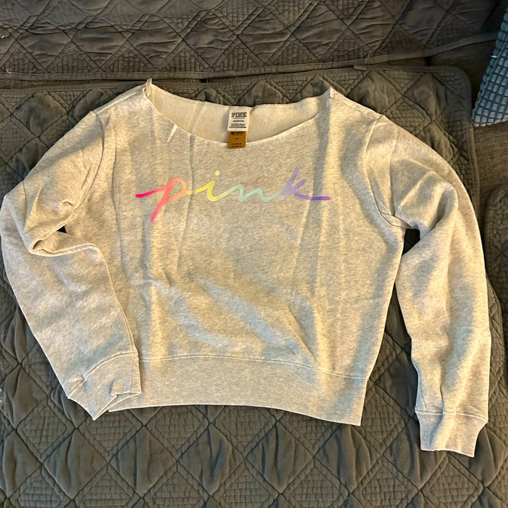 PINK CROPPED SWEATER small